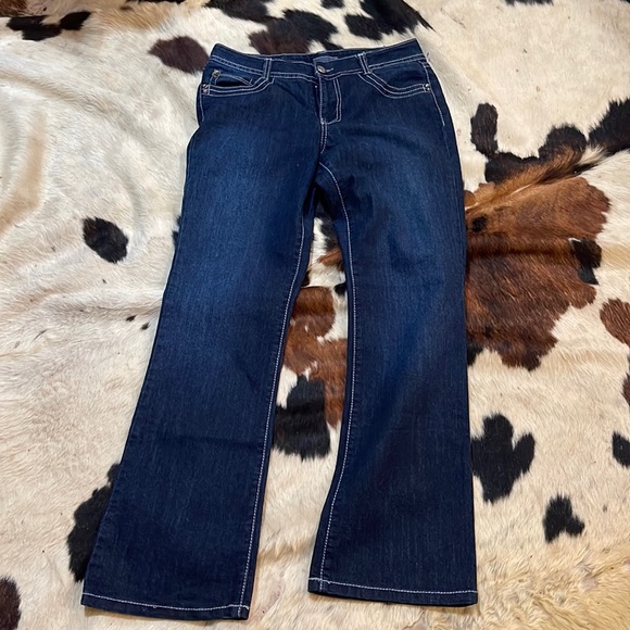 Bandolino Jeweled Jeans Bandolino Jeans Bandolino Heavy Stitched Jeweled Jeans - Picture 2 of 7